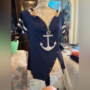 Chic me xl adorable anchor top